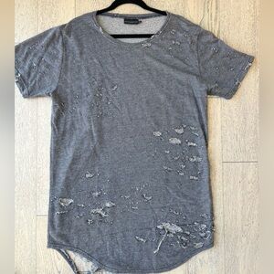 Men’s Keeping NY Everywhere Distressed Gray T-Shirt